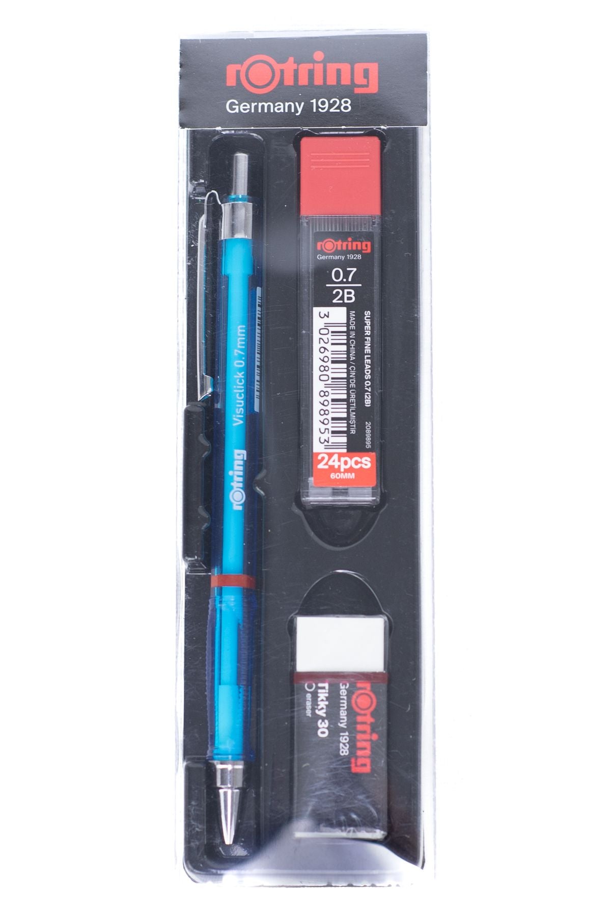 Oppland Kırtasiye Rotring Visuclik 2B Uçlu Kalem Orijinal Silgi Hediyeli 0.7 mm Dayanıklı Set